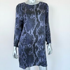 NWT!! CARACTERE women animal print silk dress size M Retail 516$